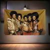 Rock Music Flag 3x5ft For Jackson 5 Fans Banner Hd Print Brass Grommet Garage Bedroom Living Room Dorm Wall Decor Tapestry