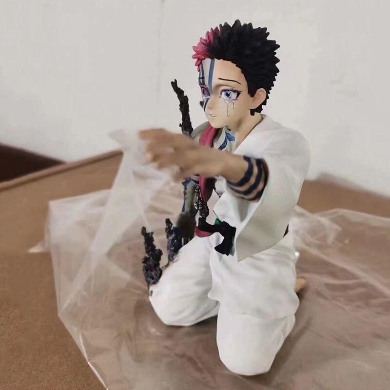 Аниме фигурка Demon Slayer Akaza, фигурка Juuni Kitsuki Akaza, фигурка 15 см, ПВХ, Коллекционная модель, игрушки, подарки