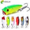 1шт Hengjia Mini Topwater Popper Рыболовная приманка 3,5 см 2,7 г Жесткая пластиковая рыболовная приманка