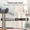 Universal Mount Metal Airplane Phone Holder Adjustable Phone Stand for Travel Selfie Rotating Desk Clamp Portable Foldable Hook
