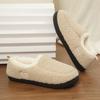 Fashion 2024 Fashion New Style Warm Plus Velvet Thick Home Cotton Shoes Non-slip Winter Heel Thick-soled Cotton Slippers