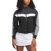 adidas Куртка Ultimate365 Twistknit, удобная, с цветными блоками, с длинным рукавом, в стиле ретро, со стоячим воротником, женская куртка, черная IM5584