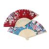 Шелковый веер в китайском японском стиле, складной веер, свадебный веер, художественные подарки, танец