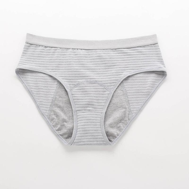Физиологические трусы, герметичные, средней высоты, с высокой талией, менструальное нижнее белье, А-класс, большие размеры, специальное менструальное нижнее белье для женщин, трусики