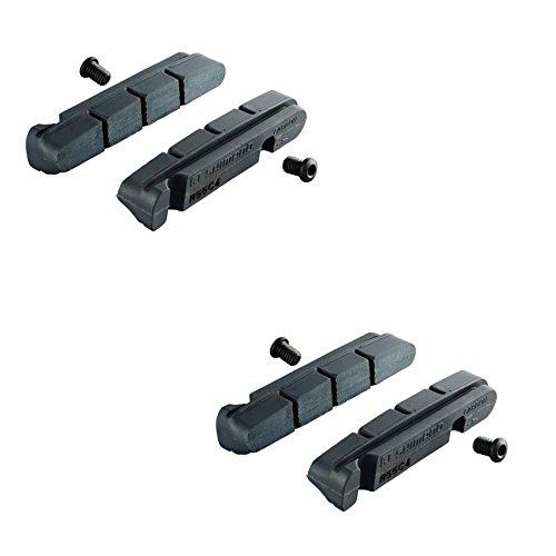 Запчасти для ремонта SHIMANO Накладка на колодку для тормозных колодок картриджного типа R55C4 для карбоновых ободов Только колодка Y8L298072 (2 пары)