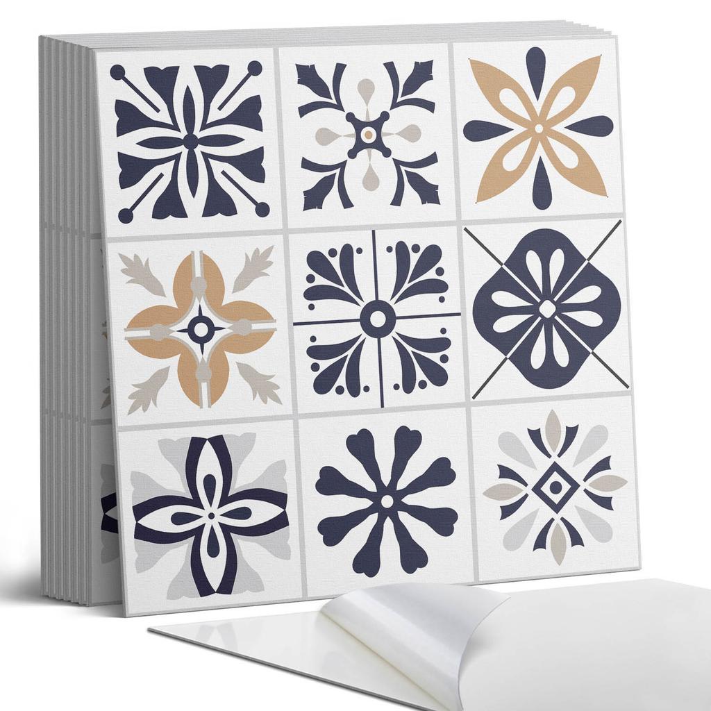 Set of PVC Vinyl Tiles Decorative patterns in tiles 9x30x30 cm