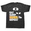 Casual Wear Eat Sleep Brawl Repeat Gamer Mobile Game Brawl with Stars T-Shirt Graphics Fitted T Shirts Women Men Clothing Top