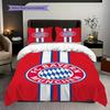 Fc Bayern Munich Emblem Bedding (1 * duvet cover + 2 * pillowcase, without core) 2D Flat Bedding set Christmas birthday gift Soft and comfortable