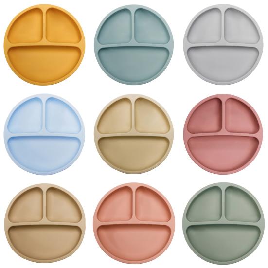 Детские столовые приборы Yousheng, сетчатые перегородки, пищевые мягкие, термостойкие, силиконовые, на присоске, детские столовые приборы, миска, обеденные аксессуары