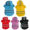 Summer Outdoor Puppy Pet Rain Coat S-XL Hoody Waterproof Jackets PU Raincoat for Dogs Cats Apparel Clothes Wholesale
