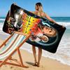 Back to Future Print Beach Towel, Large Soft Quick Dry Towel for Beach Camping Swimming