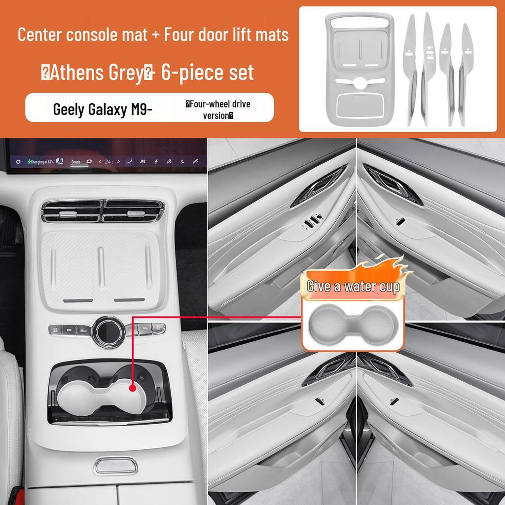 Geely Galaxy M9 Silicone Armrest Storage Box: Interior Modification Parts & Accessories