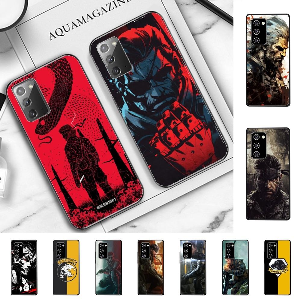 M-Metal Gear S-Solid Чехол для телефона из игры Для Samsung Note 8 9 10 20 Pro Plus Lite M 10 11 20 30 21 31 51 A 21 22 42 02 03