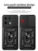 Для Xiaomi Redmi Note 13 12 Pro plus 5G 4G Чехол Автомагнитный держатель-кольцо Слайд-камера Бронированный Противоударный Xiaomi POCO X6 M6 Pro