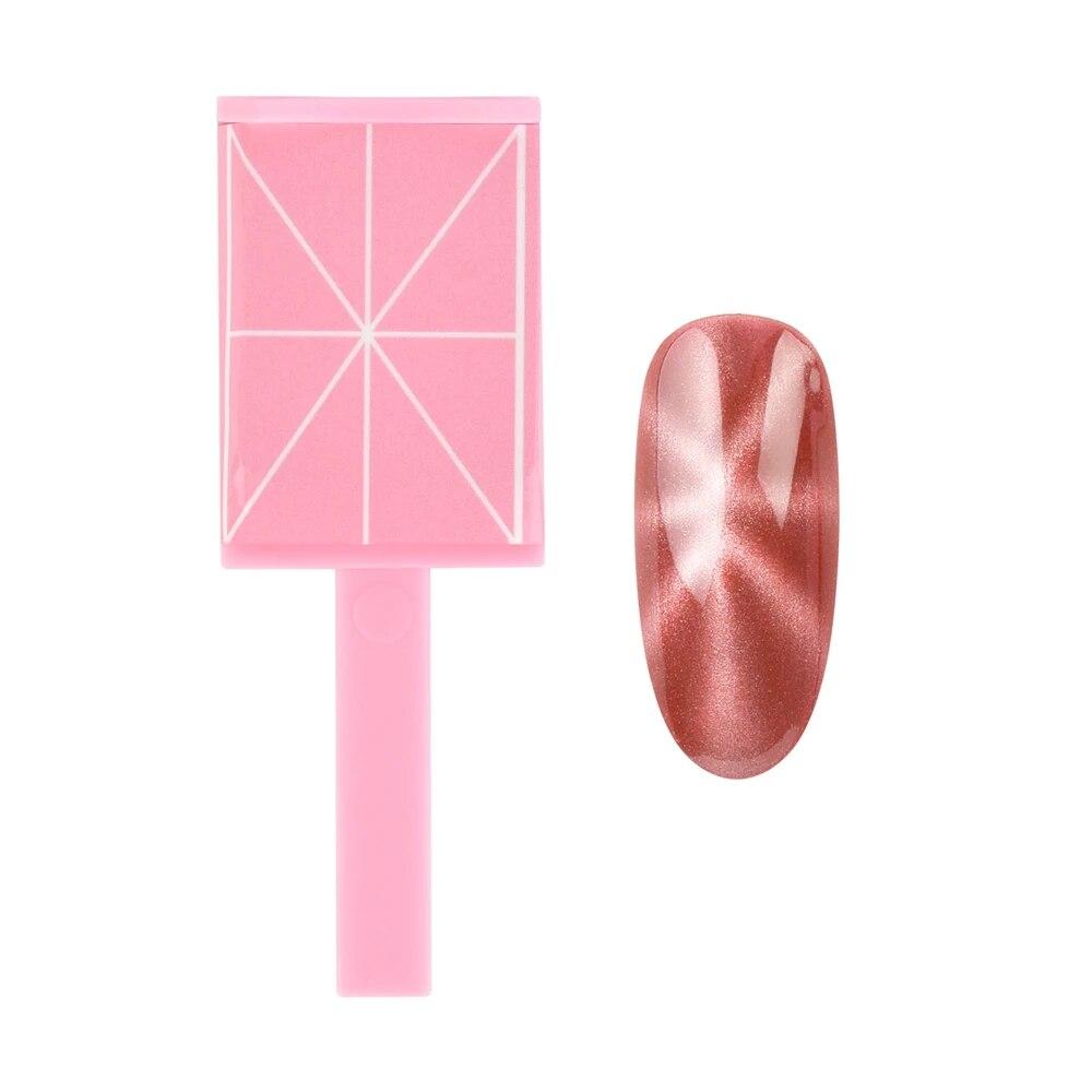 Магнитная палочка для ногтей «кошачий глаз», верхний слой, магнит для ногтей «кошачий глаз», ручка для рисования, гель-лак для ногтей, магнитные инструменты