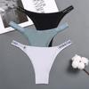 FINETOO 3PCS/Set Women's Lingerie Panties Cotton Gstring Female Underpants Sexy Letter Panties Thong Pantys Underwear Intimates