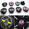 4PCS 54mm 56mm Car Wheel Center Hub Caps Cover Emblem Badge For BMW Mini Cooper One S JCW R55 R56 R57 R58 R60 F55 Clubman FF3