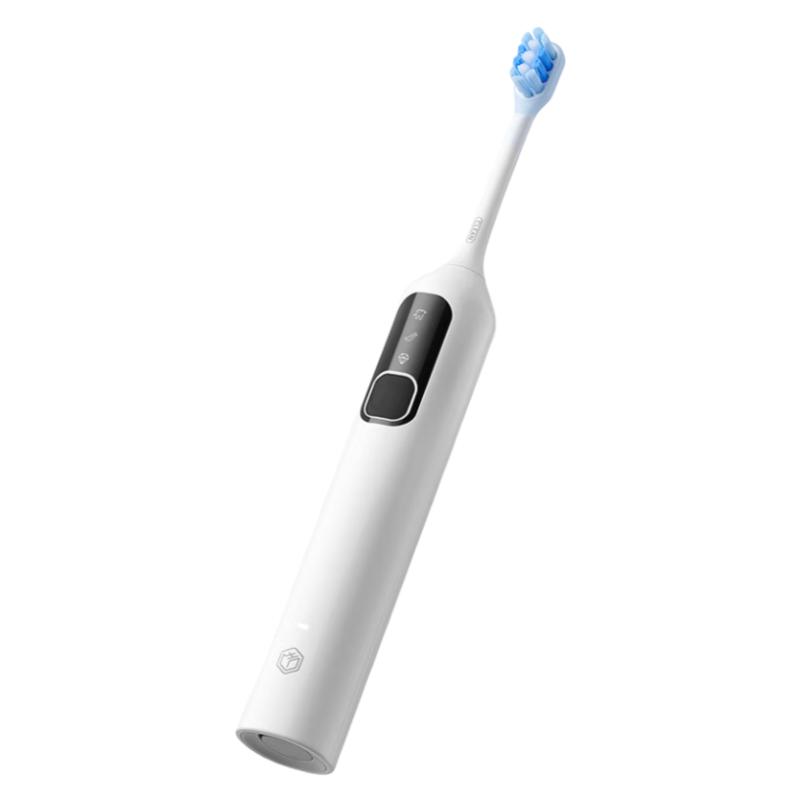 Smart Vibration Electric Toothbrush for Couples JZ9 White, Long Battery Life, Shock-Absorbing Rubber Brush Head, Electric Toothbrush