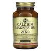 Calcium Magnesium Plus Zinc, 100 Tablets