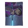Плед Scissor Seven из кораллового флиса Плюшевый плед Action Manga Мультфильм Плед для дивана Путешествия Супер теплый одеяло