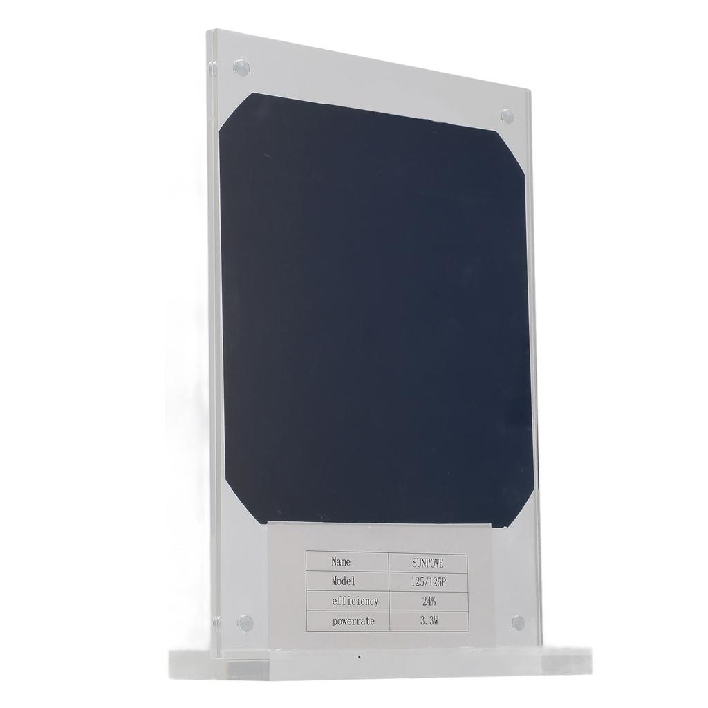 Mini Solar Panel 3.3W Monocrystalline Silicon Acrylic Portable Solar Panel for Science Project