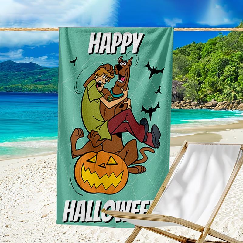 Ultra-Soft Beach Towel with Scooby-Doo Theme,Ideal for Pool - Camping, Diving - Perfect Travel Essential, Vibrant Beach Towel.