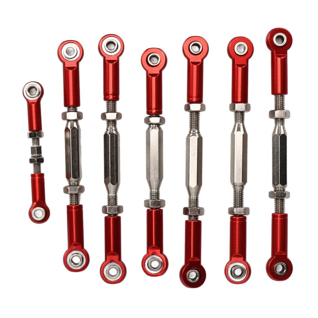 RC Car Tie Rods Full Set Aluminium Alloy Steel Turnbuckles for Traxxas SLASH 1 10 Short Course Upgrade Parts Red