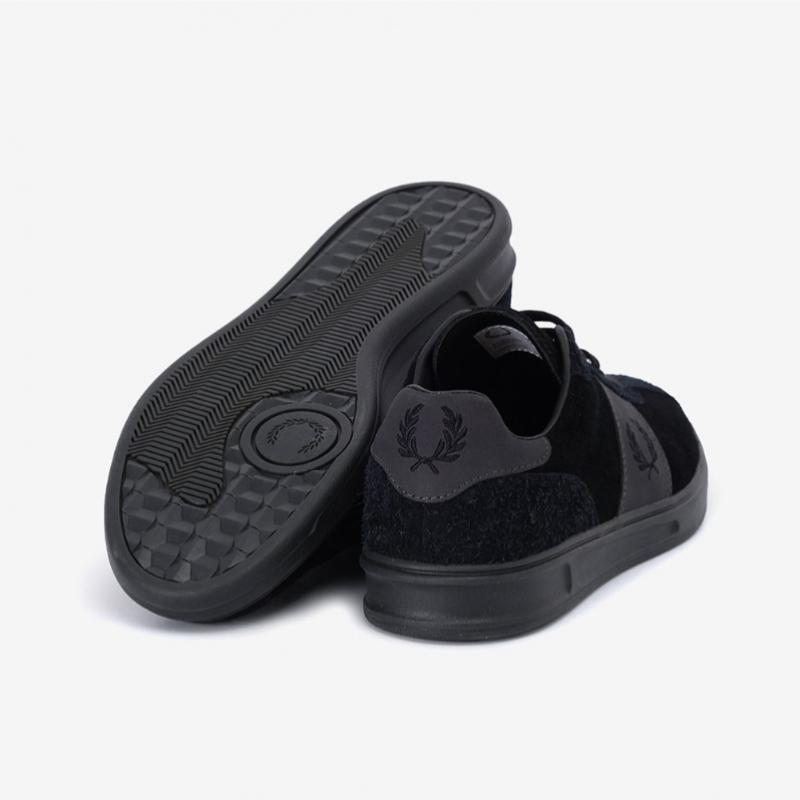 Fred Perry Мужские Замшевые Черные Кроссовки S Sfm2438325 U73