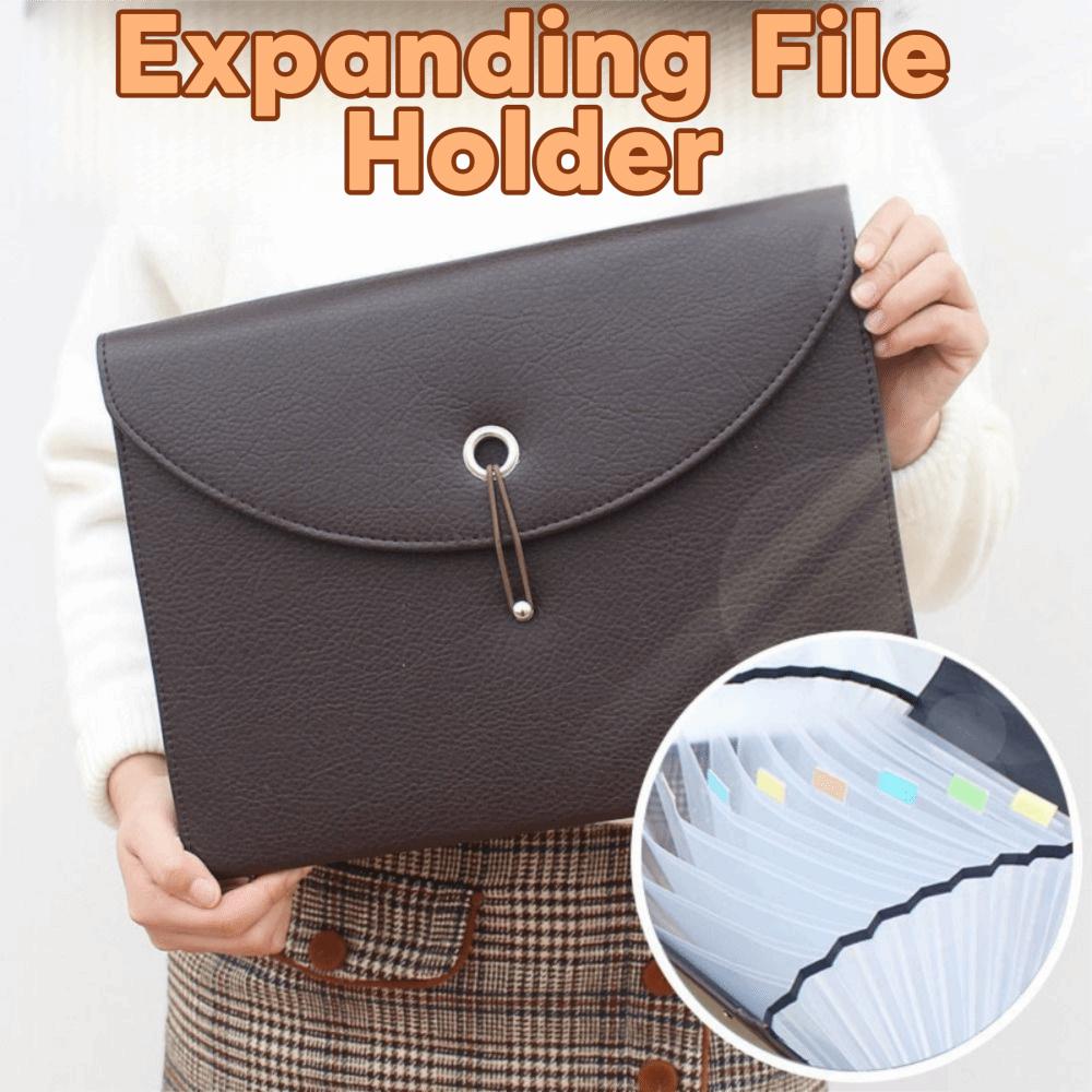 Waterproof Expanding File Holder 13 Pockets A4 Files Briefcase School Supplies
