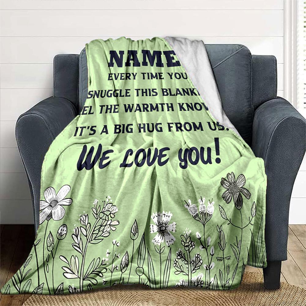 20Th Birthday Celebration Customize Your Name Blankets Comfortable Soft Lightweight Allseason Multipurpose Blanket For Picnics Sofas Offices Beds