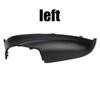 Нижняя крышка зеркала, 1 шт., черная автомобильная деталь, внешние аксессуары, передняя левая
