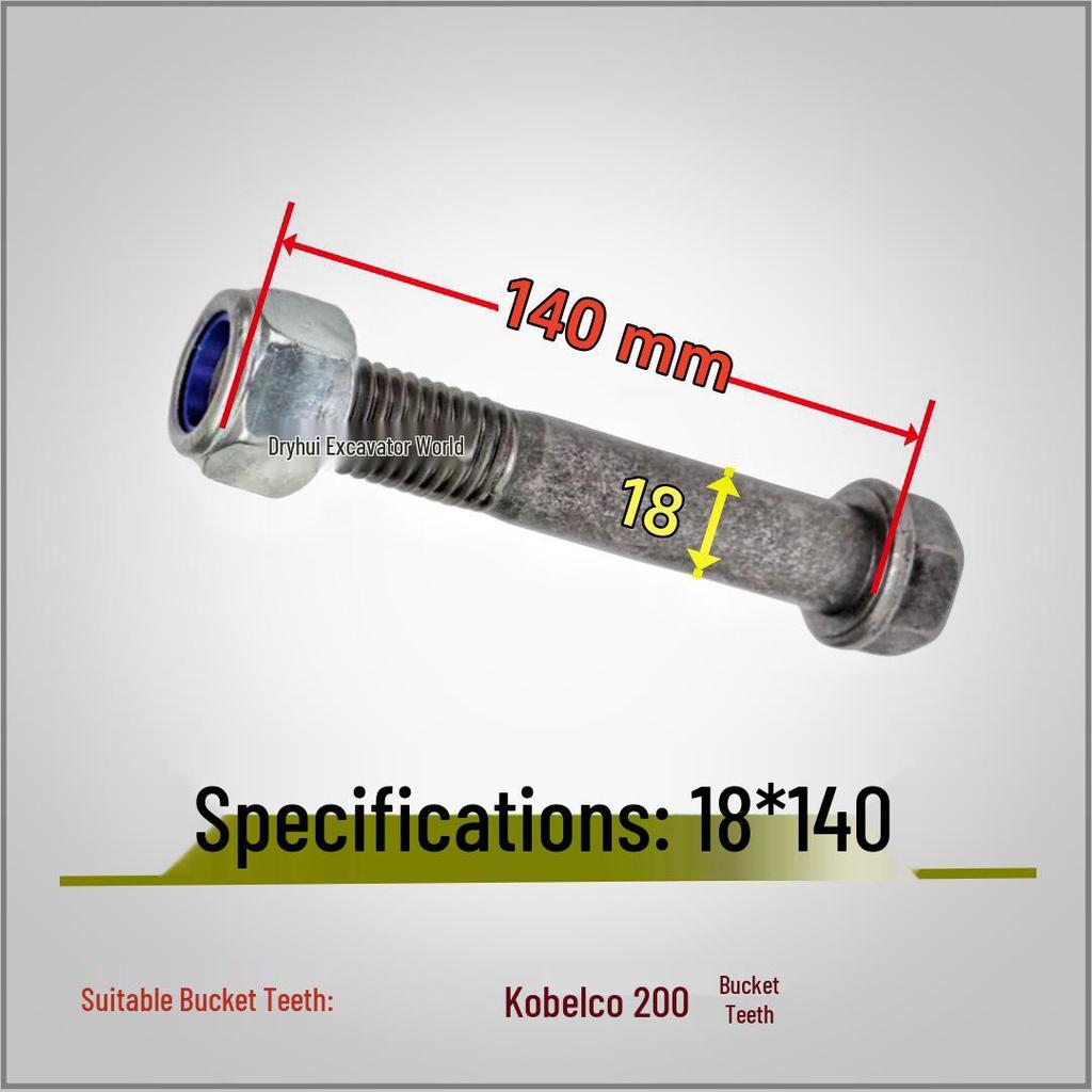 Высокопрочные болты и пальцы класса 12.9 для ковша экскаваторов Komatsu (Модели 60/100/200/300/400)