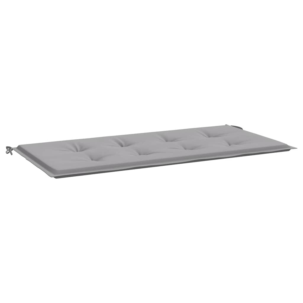 Garden Bench Cushion Gray 100x50x4 cm Oxford Fabric