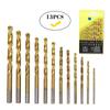 Metric Drill Bits Set13PCS (3/16”-1/2”) Tip Work for Glass Metal Tile Concrete Professional Masonry Drill Bits Tungsten Carbide