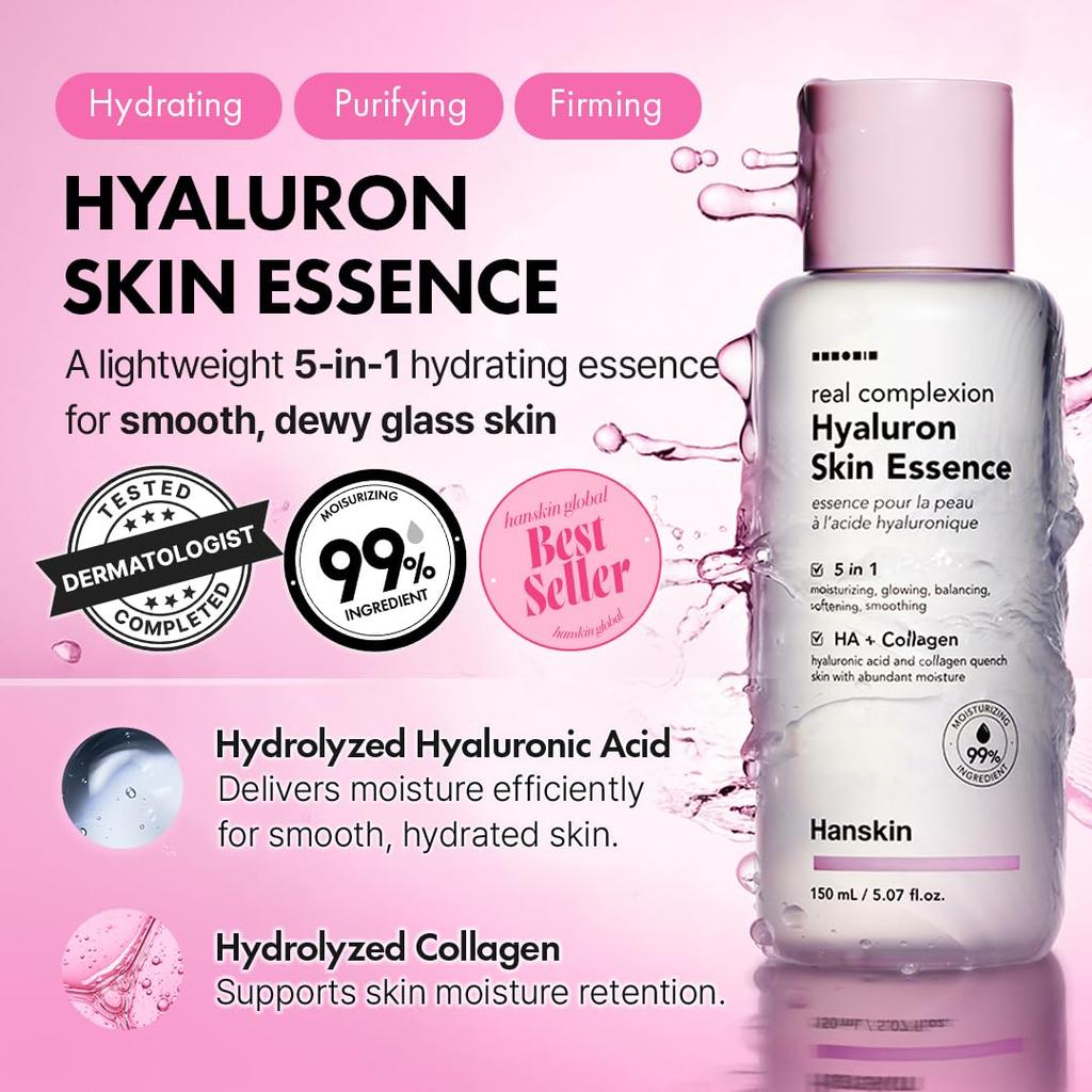 [Официальный HANSKIN] Эссенция для кожи Real Complexion с гиалуроновой кислотой