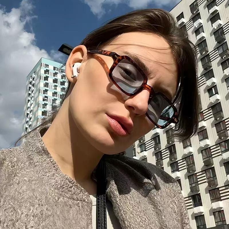 Новые женские прямоугольные солнцезащитные очки в тонкой оправе Модные женские очки для путешествий и фотосъемки Винтажные мужские очки UV400 Gafas De Sol