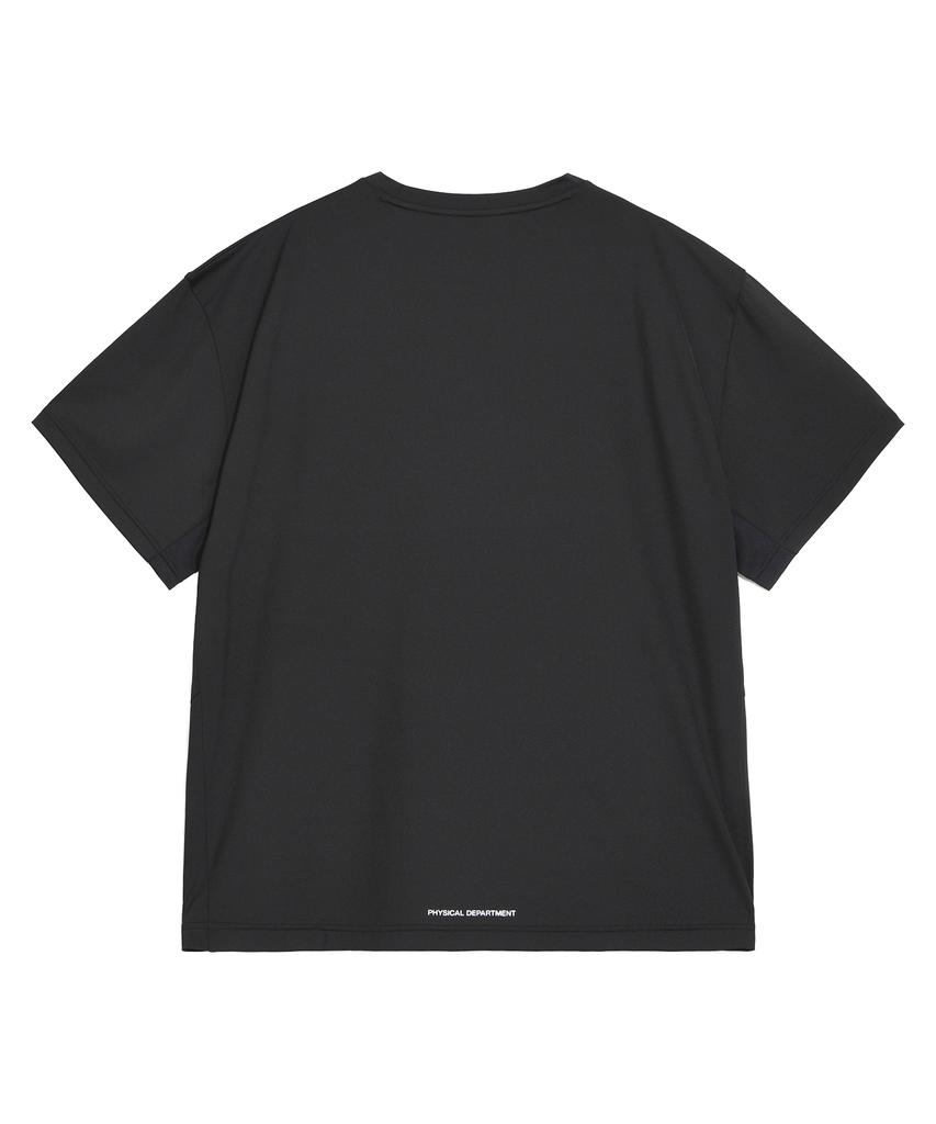 Ботеоплэйсппортсwear Быстросохнущая Оверсайз Футболка с Коротким Рукавом Черная