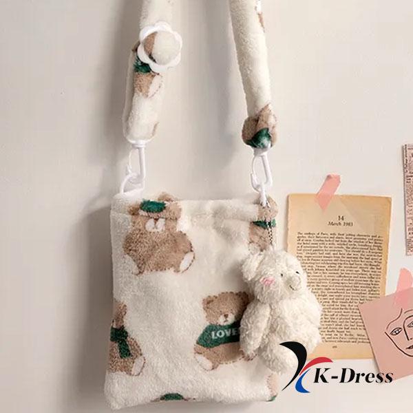 Меховая сумка через плечо Teddy Bear (1 цвет)