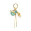 "Trendy Bag Charms Gold Plated Purse Charms New Beach Bag Keychain