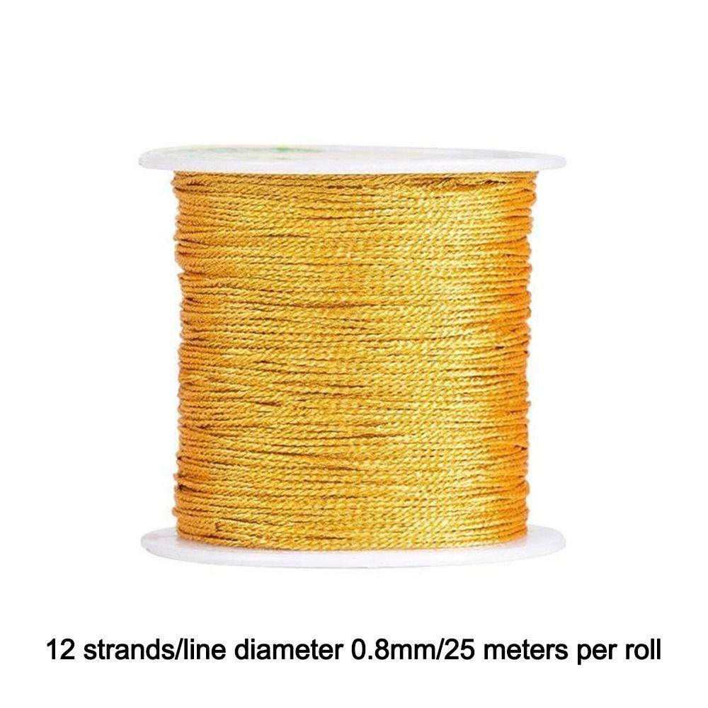 Rope Texture Braided String Gradient Color Woven String High Quality Macrame Cord Jewelry Making
