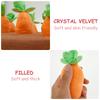 Dog Carrot Plush Toy Interactive Dog Voice Toys with Non-Slip Bottom Cute Dog Carrot Patch for Aggressive Chewers Pet