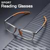 Fashion TR90 Reading Glasses for Men Women Spring Leg Sports Presbyopia Eyeglasses Anti Blue Light Glasses +100 ~+400