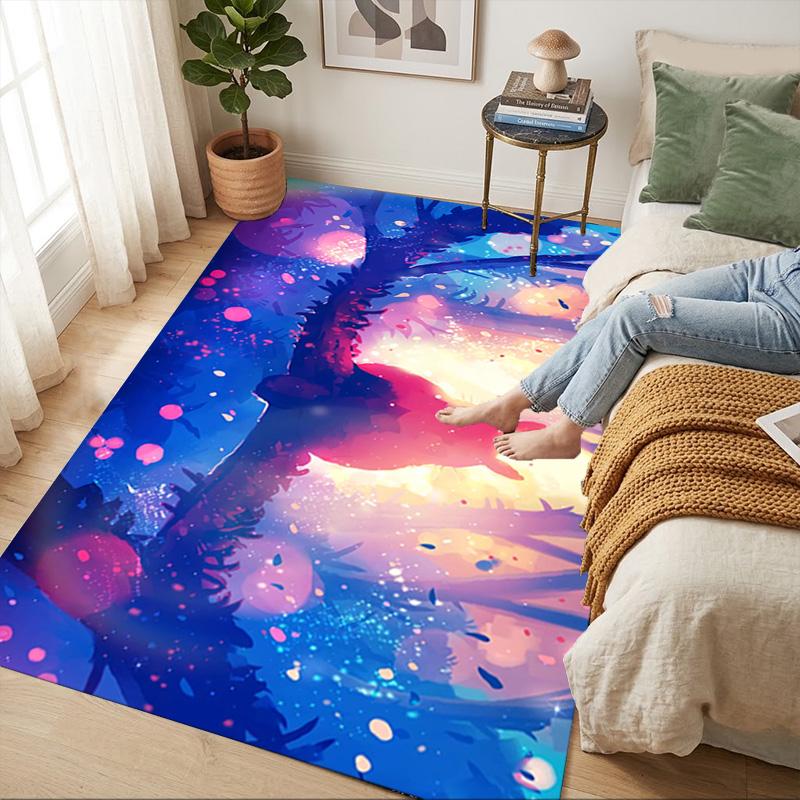 Forest Fantasy Living Room Nonslip Area Rug Soft Carpet For Bedroom Game Playroom Sofa Office Home Decor Doormat Christmas Gift C9301469