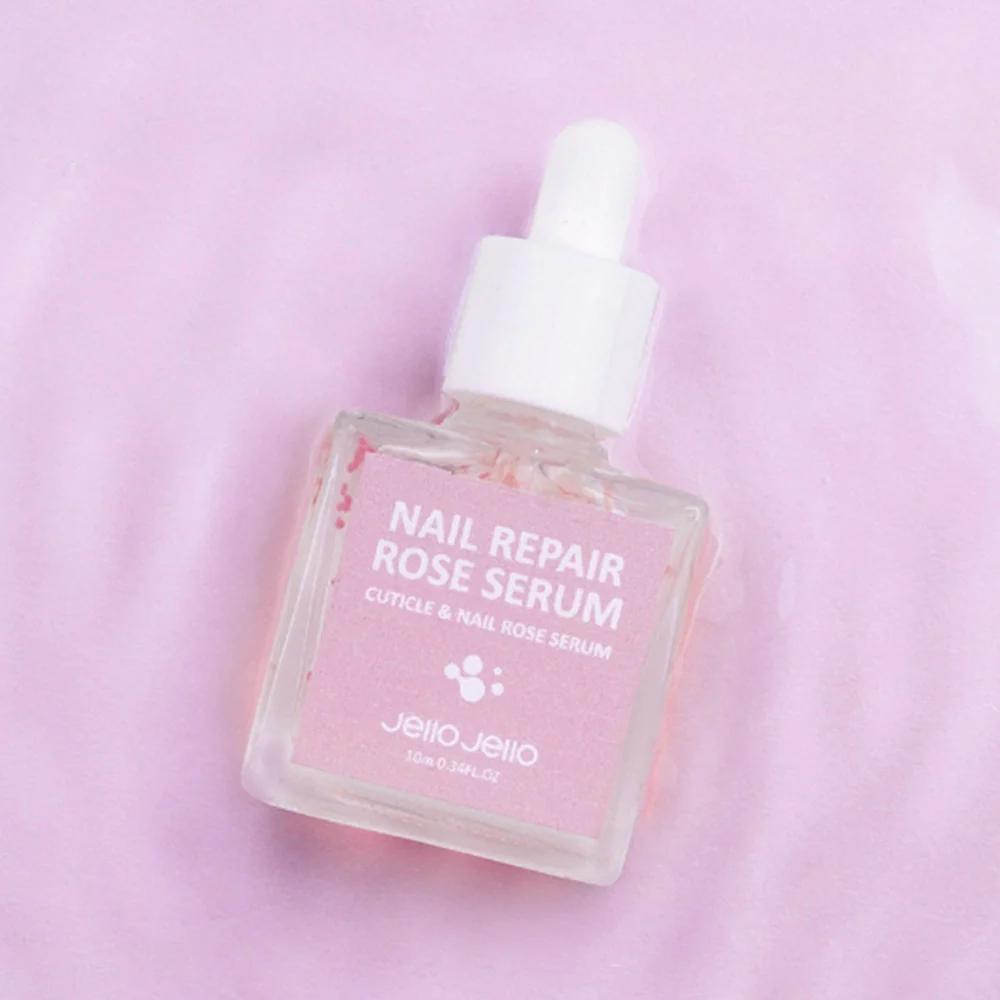 Jello Jello Серия по уходу за ногтями Vita Oil, молочко для удаления кутикулы, сыворотка Rose Repair, усилитель ухода за ногтями, корейская косметика, Kbeauty, образец