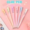 Candy Color Glue Pen Handbook Dispensing Pen Quick-drying Dot Gule Stick Diy High Viscosity Glue School Office Supplies
