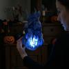 Decorative Fireball for Cosplay Floating Prop, LED Glowing Flame Halloween Handheld Prop Cosplay, Safe Artificial Battery Powered Stage Light