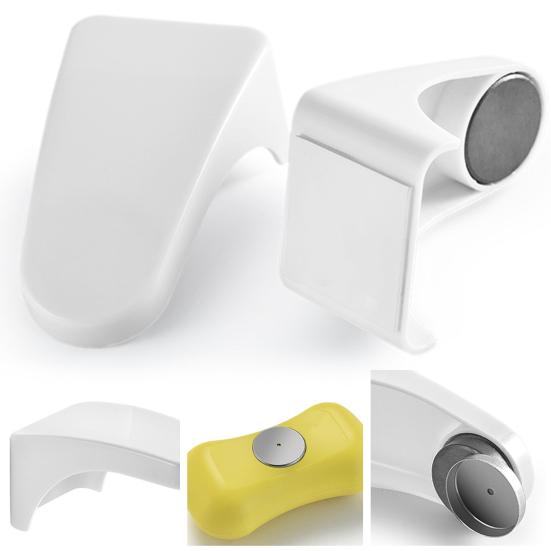 Soap Holder Easy To Use Punch-free Simple Installation Drain Design Stable Space-saving ABS Magnetic Suction Soap Storage Holder Bathroom Accessories