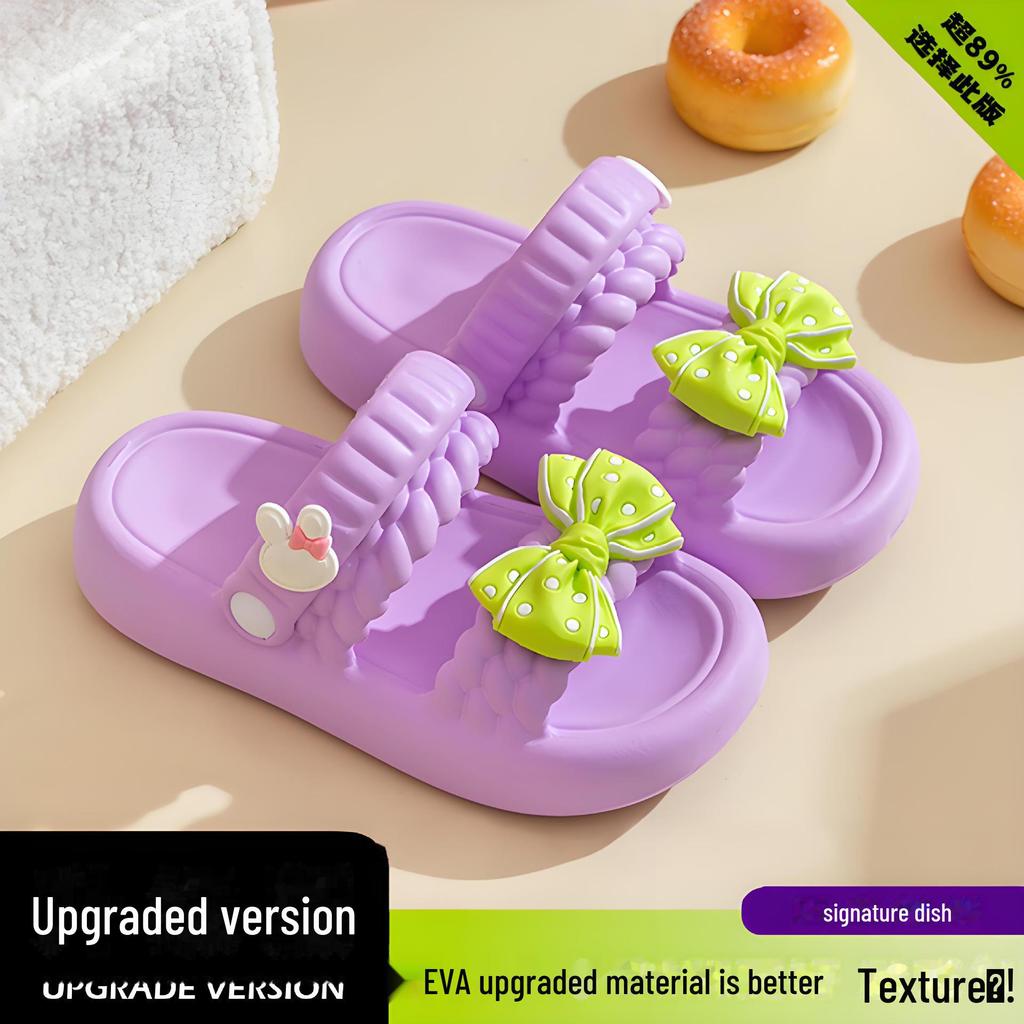 2024 Eva Princess Fashion нескользящие сандалии для девочек - мягкие повседневные пляжные тапочки на толстой подошве