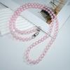 Anti Loss Candy Color Beaded Crossbody Chain Long-style Phone Neck Straps  Earphone Case Strap