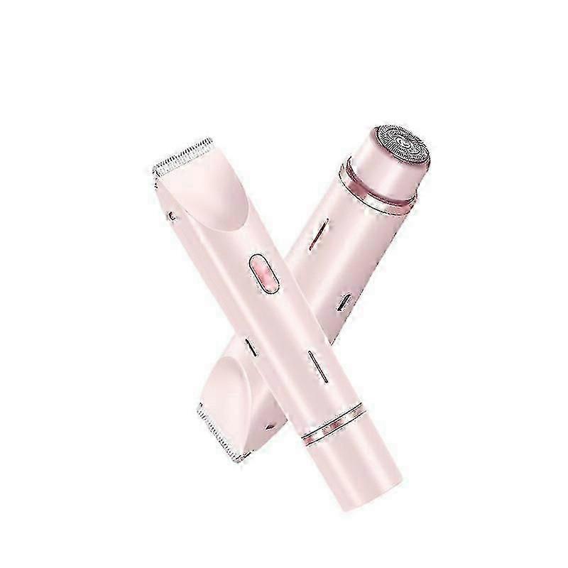 Бритва для бикини Glow Aura, GlowShave 2 в 1 женская машина для бритья тела (розовый)